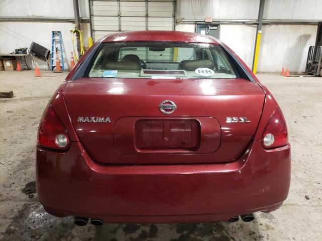 1N4BA41E94C832793 - 2004 NISSAN MAXIMA SE BURGUNDY photo 6