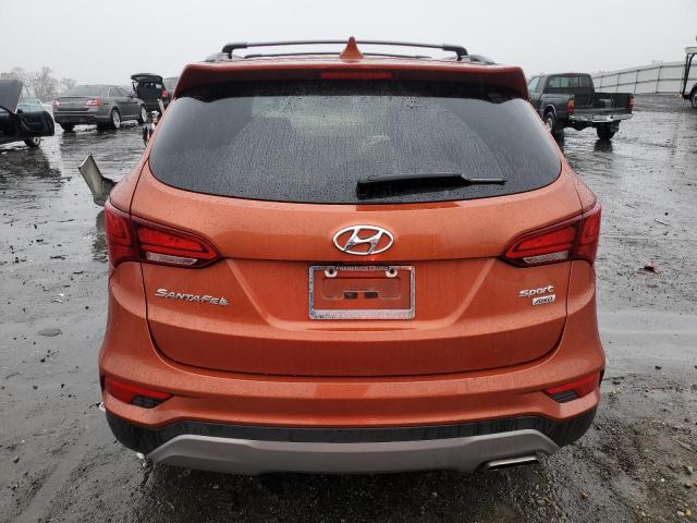 5XYZUDLB5HG464892 - 2017 HYUNDAI SANTA FE S ORANGE photo 6