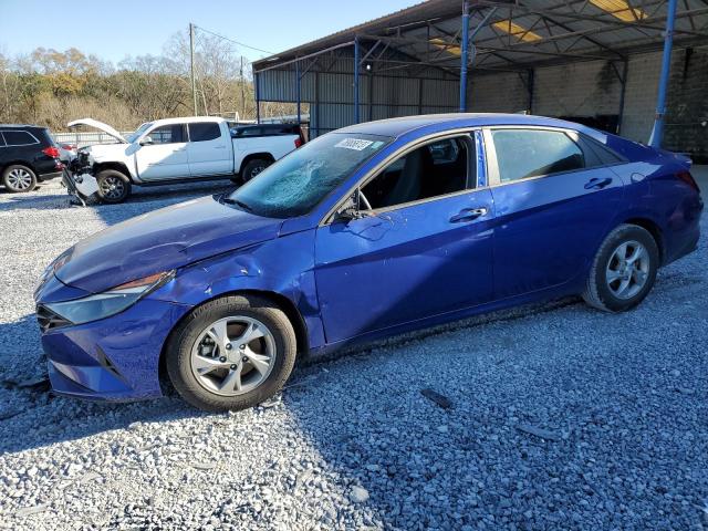 5NPLL4AG3MH014703 - 2021 HYUNDAI ELANTRA SE BLUE photo 1