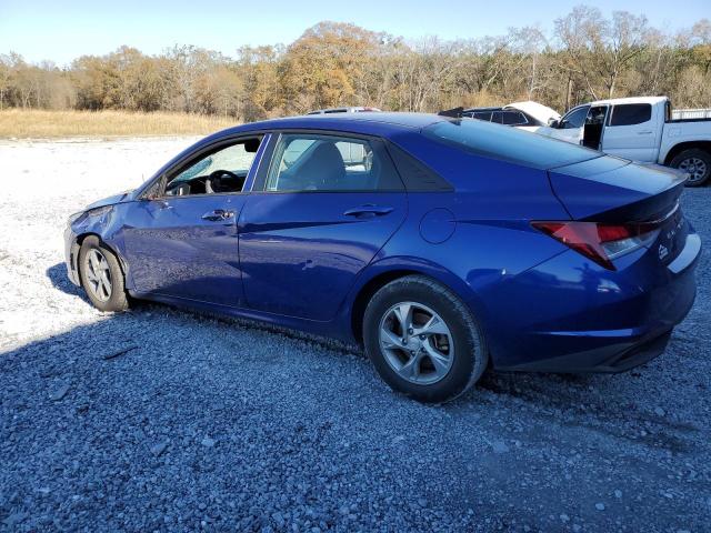 5NPLL4AG3MH014703 - 2021 HYUNDAI ELANTRA SE BLUE photo 2