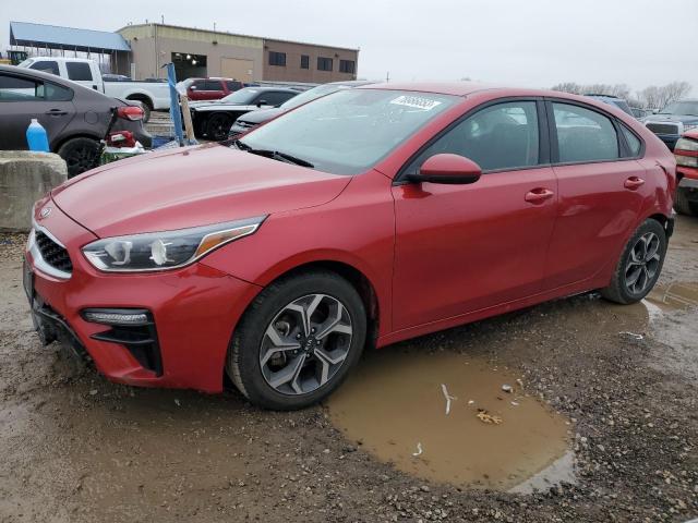 3KPF24AD2LE211709 - 2020 KIA FORTE FE RED photo 1