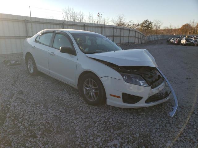 3FAHP0GA3CR321862 - 2012 FORD FUSION S WHITE photo 4