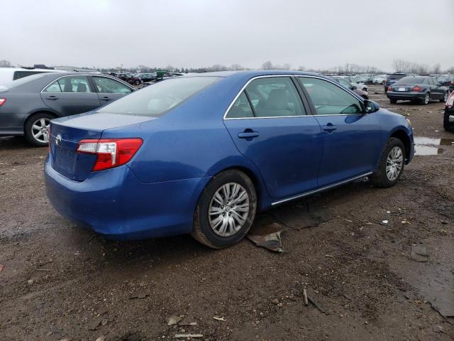 4T1BF1FK4EU769506 - 2014 TOYOTA CAMRY L BLUE photo 3