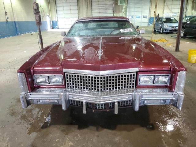 6L67S5Q234641 - 1975 CADILLAC ELDORADO BURGUNDY photo 5