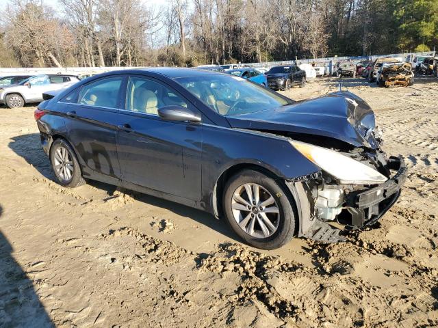 5NPEB4AC2CH348471 - 2012 HYUNDAI SONATA GLS BLUE photo 4