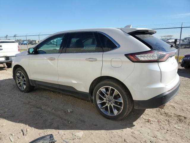 2FMTK3K89FBB99791 - 2015 FORD EDGE TITANIUM WHITE photo 2