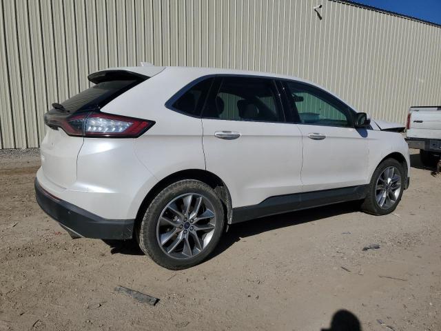 2FMTK3K89FBB99791 - 2015 FORD EDGE TITANIUM WHITE photo 3