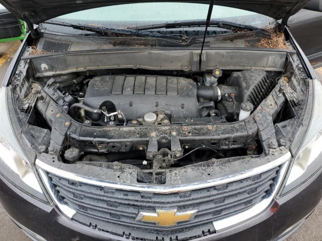 1GNKRFKD0FJ195206 - 2015 CHEVROLET TRAVERSE LS CHARCOAL photo 11