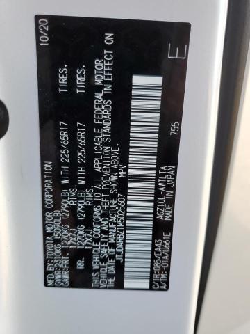 JTJDARBZ1M5025607 - 2021 LEXUS NX 300 BASE 白色 照片 12