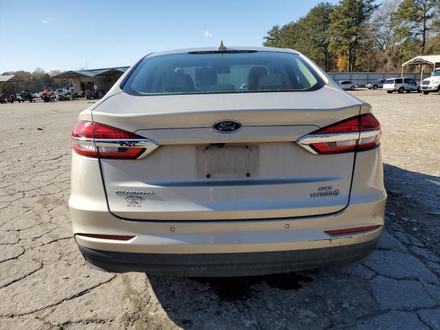 3FA6P0LU6KR241526 - 2019 FORD FUSION SE GOLD photo 6