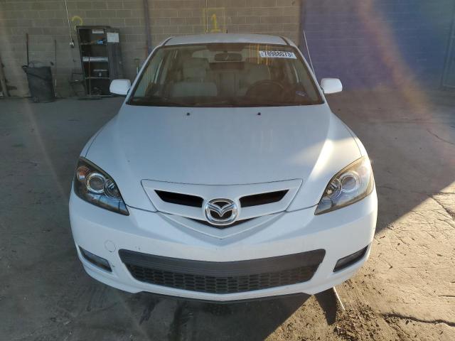 JM1BK343581133142 - 2008 MAZDA 3 HATCHBACK WHITE photo 5