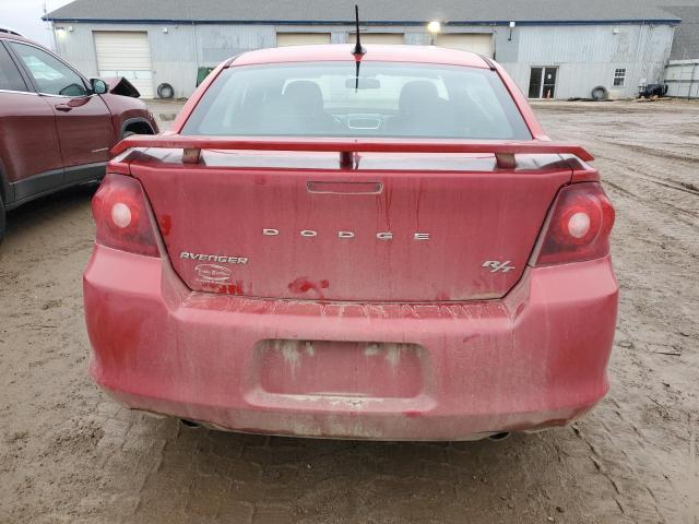 1C3CDZBG3CN271212 - 2012 DODGE AVENGER R/T RED photo 6