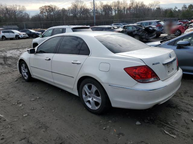 JH4KB16677C003148 - 2007 ACURA RL WHITE photo 2