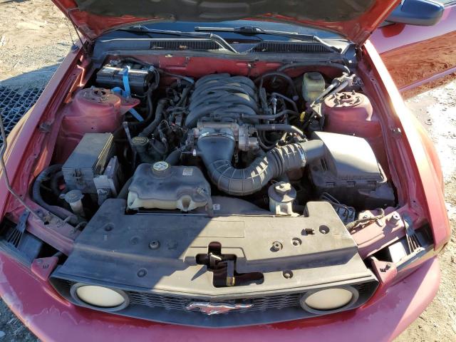 1ZVFT82H865145217 - 2006 FORD MUSTANG GT RED photo 11