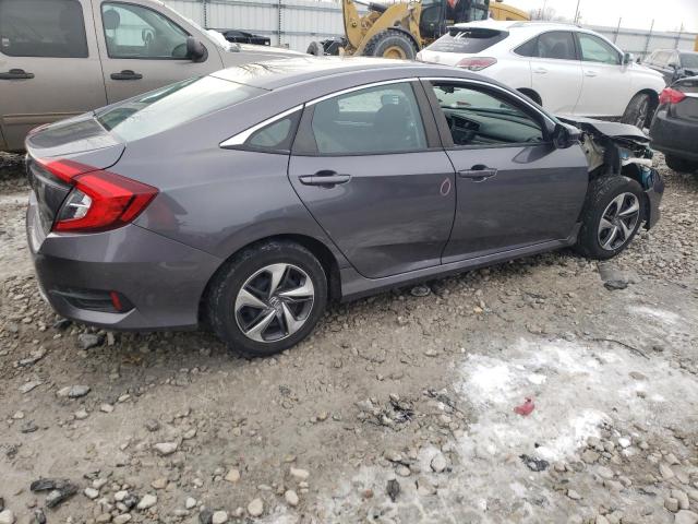 2HGFC2E60LH509646 - 2020 HONDA CIVIC LX GRAY photo 3