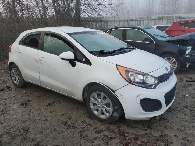 KNADM5A37D6198698 - 2013 KIA RIO LX WHITE photo 4