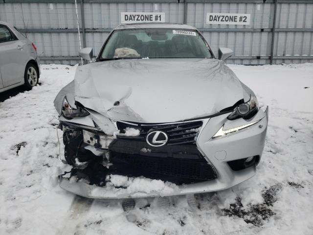 JTHCF1D20E5005981 - 2014 LEXUS IS 250 SILVER photo 5