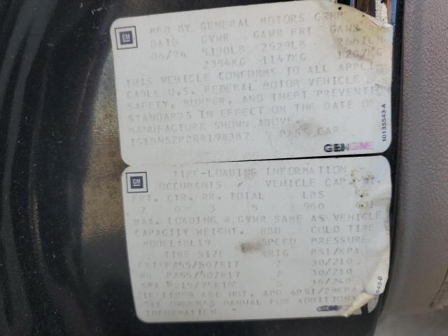 1G1BN52P2RR198387 - 1994 CHEVROLET CAPRICE CLASSIC LS 黑色 照片 12