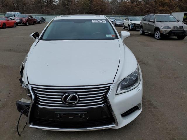 JTHDL5EFXD5005958 - 2013 LEXUS LS 460L WHITE photo 5