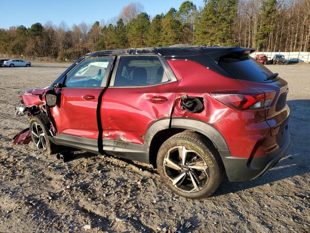 KL79MTSL7NB053954 - 2022 CHEVROLET TRAILBLAZE RS BURGUNDY photo 2