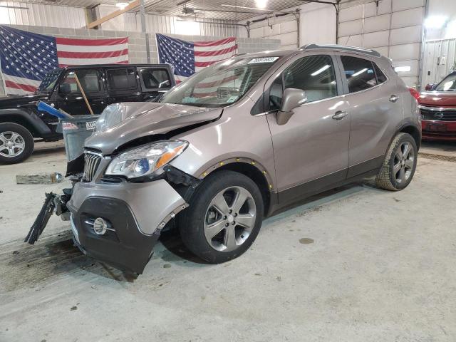 KL4CJDSB7EB576402 - 2014 BUICK ENCORE PREMIUM BROWN photo 1