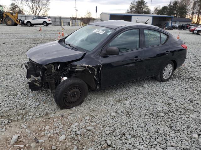 3N1CN7AP8EL813716 - 2014 NISSAN VERSA S BLACK photo 1