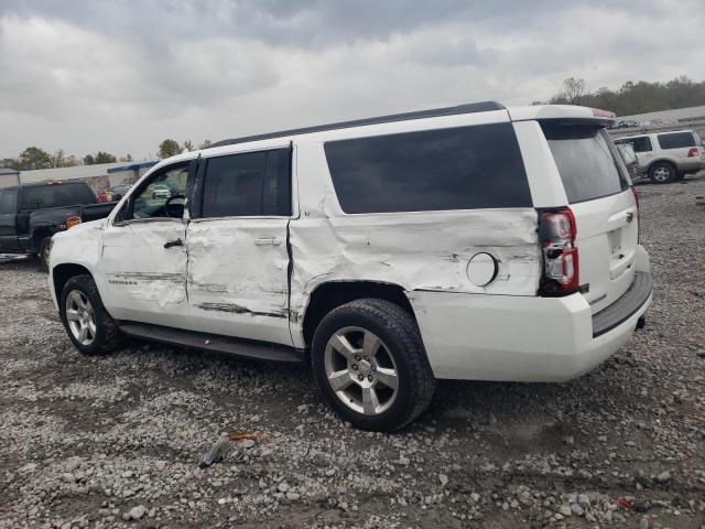 1GNSCJKC0FR710086 - 2015 CHEVROLET SUBURBAN C1500 LT WHITE photo 2