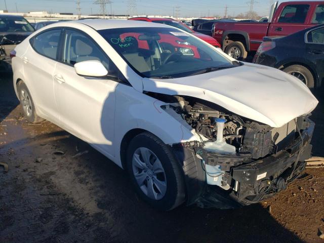 5NPDH4AE4GH784966 - 2016 HYUNDAI ELANTRA SE WHITE photo 4