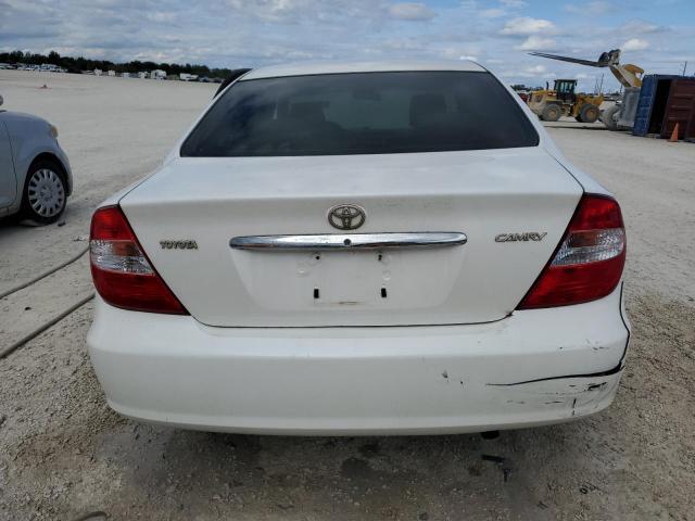 JTDBE32K440248493 - 2004 TOYOTA CAMRY LE WHITE photo 6