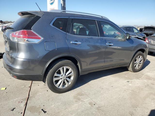 KNMAT2MV6FP520166 - 2015 NISSAN ROGUE S GRAY photo 3