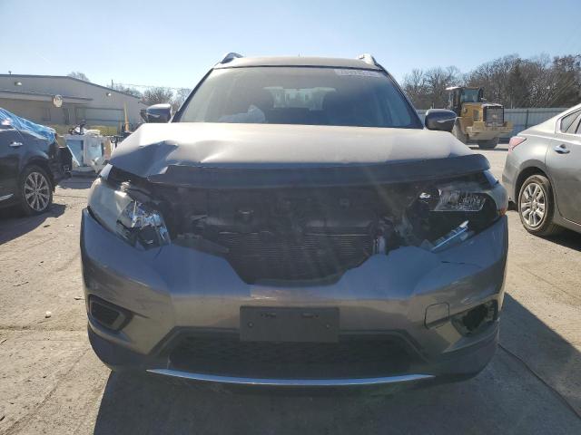 KNMAT2MV6FP520166 - 2015 NISSAN ROGUE S GRAY photo 5