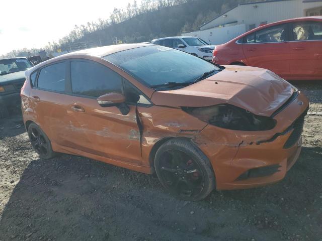 3FADP4GX7JM143913 - 2018 FORD FIESTA ST ORANGE photo 4