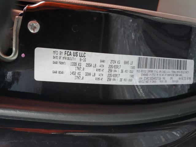 2C4RC1BG5HR527130 - 2017 CHRYSLER PACIFICA TOURING L BLACK photo 13