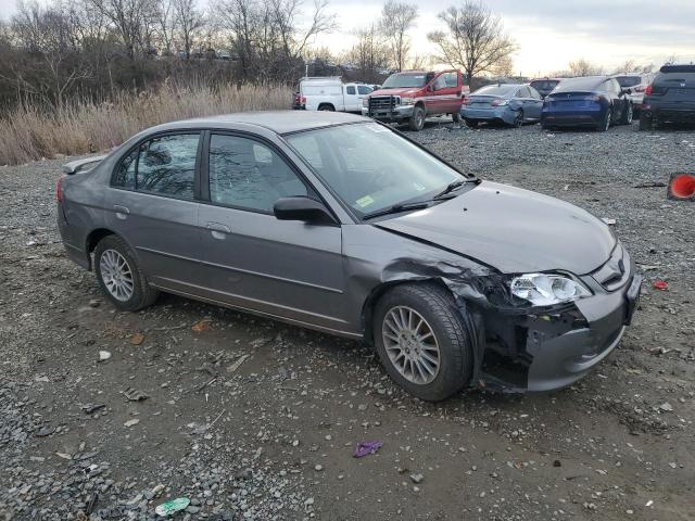 2HGES16545H560715 - 2005 HONDA CIVIC LX GRAY photo 4