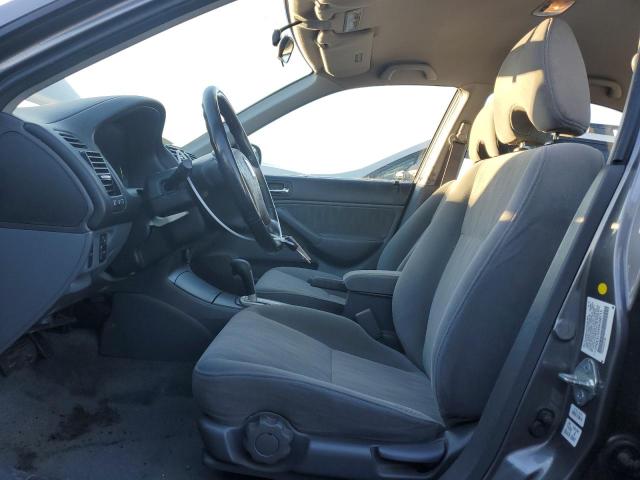 2HGES16545H560715 - 2005 HONDA CIVIC LX GRAY photo 7