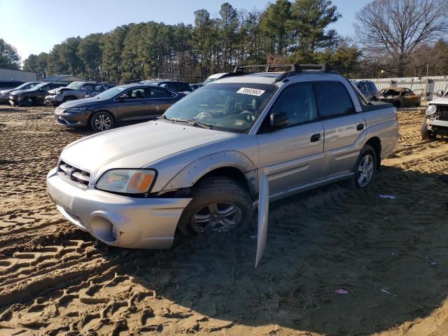 4S4BT62C367101040 - 2006 SUBARU BAJA SPORT SILVER photo 1