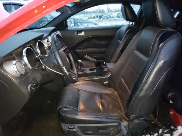 1ZVHT80N865233346 - 2006 FORD MUSTANG RED photo 7