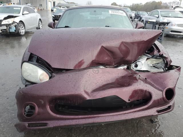 JM1NB3538Y0147392 - 2000 MAZDA MX-5 MIATA BASE BURGUNDY photo 5