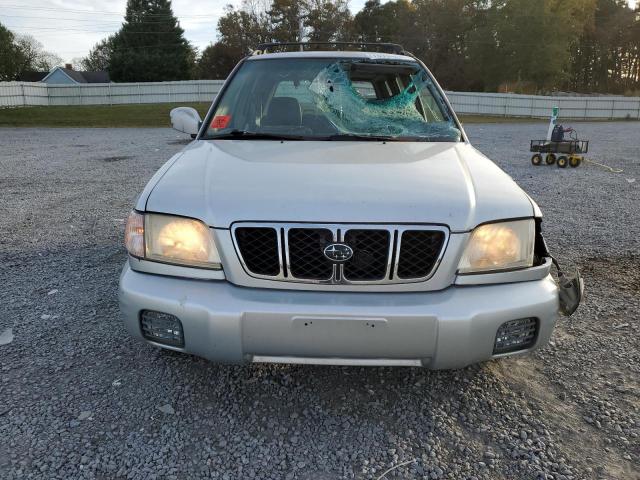 JF1SF65622H720093 - 2002 SUBARU FORESTER S SILVER photo 5