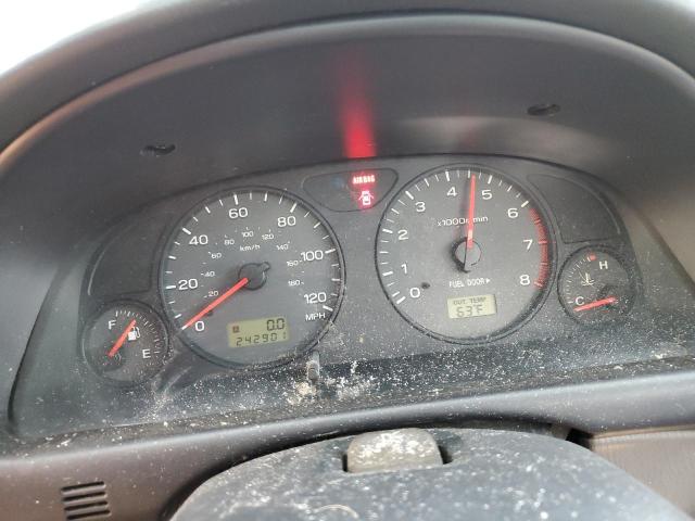 JF1SF65622H720093 - 2002 SUBARU FORESTER S SILVER photo 9