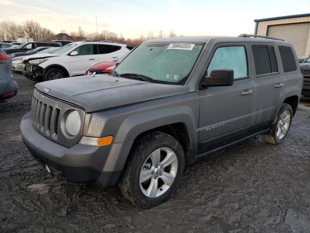 1C4NJPFB9DD156461 - 2013 JEEP PATRIOT LATITUDE GRAY photo 1