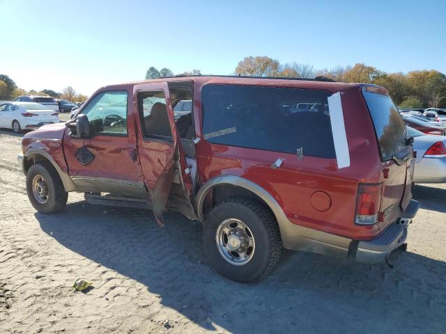 1FMSU43F52EC84909 - 2002 FORD EXCURSION LIMITED BURGUNDY photo 2