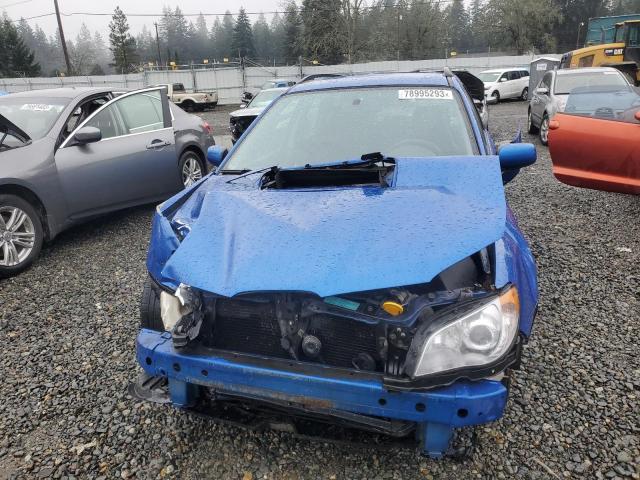 JF1GG79696G818424 - 2006 SUBARU IMPREZA WRX SPORT BLUE photo 5