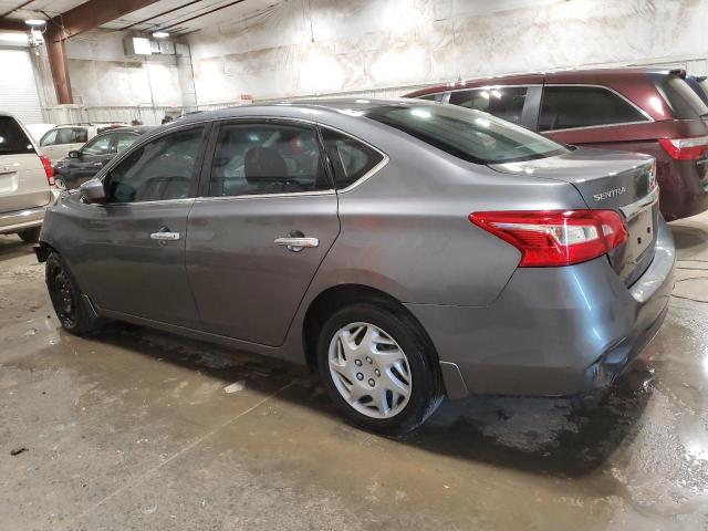 3N1AB7AP5KY382332 - 2019 NISSAN SENTRA S GRAY photo 2