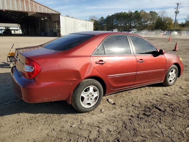 4T1BF32K92U523869 - 2002 TOYOTA CAMRY LE BURGUNDY photo 3