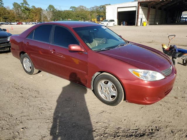 4T1BF32K92U523869 - 2002 TOYOTA CAMRY LE BURGUNDY photo 4