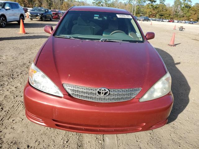 4T1BF32K92U523869 - 2002 TOYOTA CAMRY LE BURGUNDY photo 5