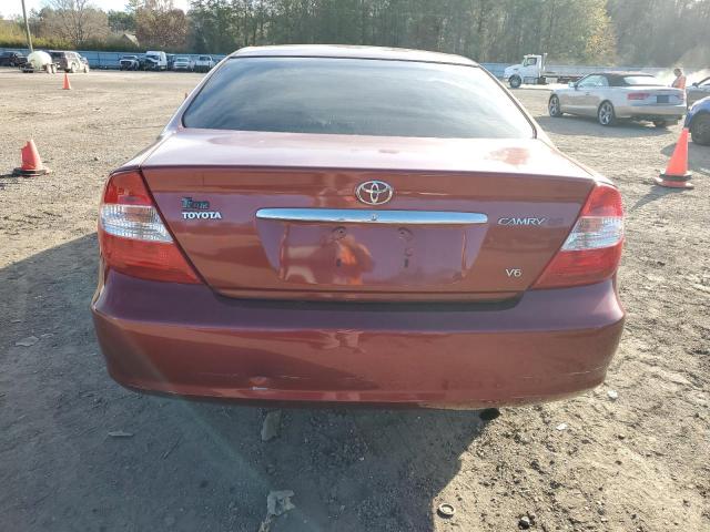 4T1BF32K92U523869 - 2002 TOYOTA CAMRY LE BURGUNDY photo 6