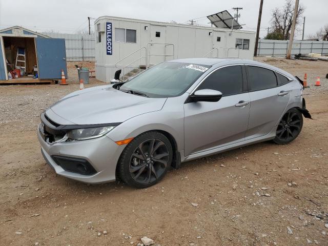 19XFC2F84LE005885 - 2020 HONDA CIVIC SPORT GRAY photo 1
