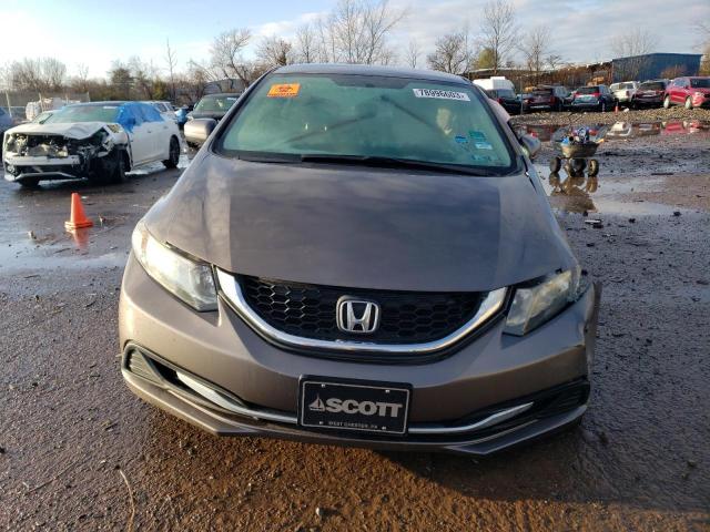 2HGFB2F50EH508976 - 2014 HONDA CIVIC LX GRAY photo 5